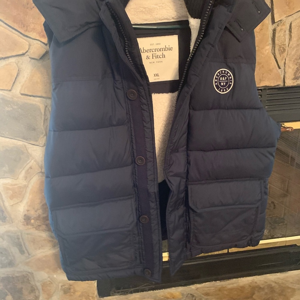 Navy blue vest